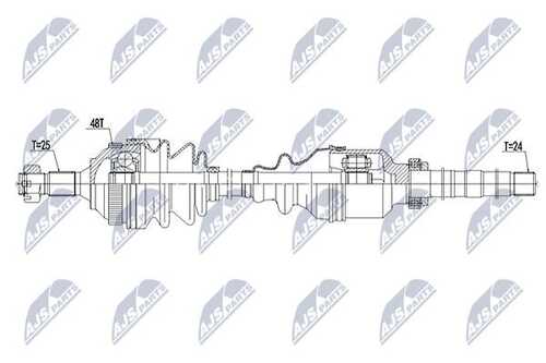 Полуось NTY NPW-CT-059