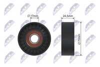 Ролик citroen c5/c8/xantia peugeot 307/406/607/806/807/boxer 1.9/2.0 hdi 98- NTY RNK-CT-015