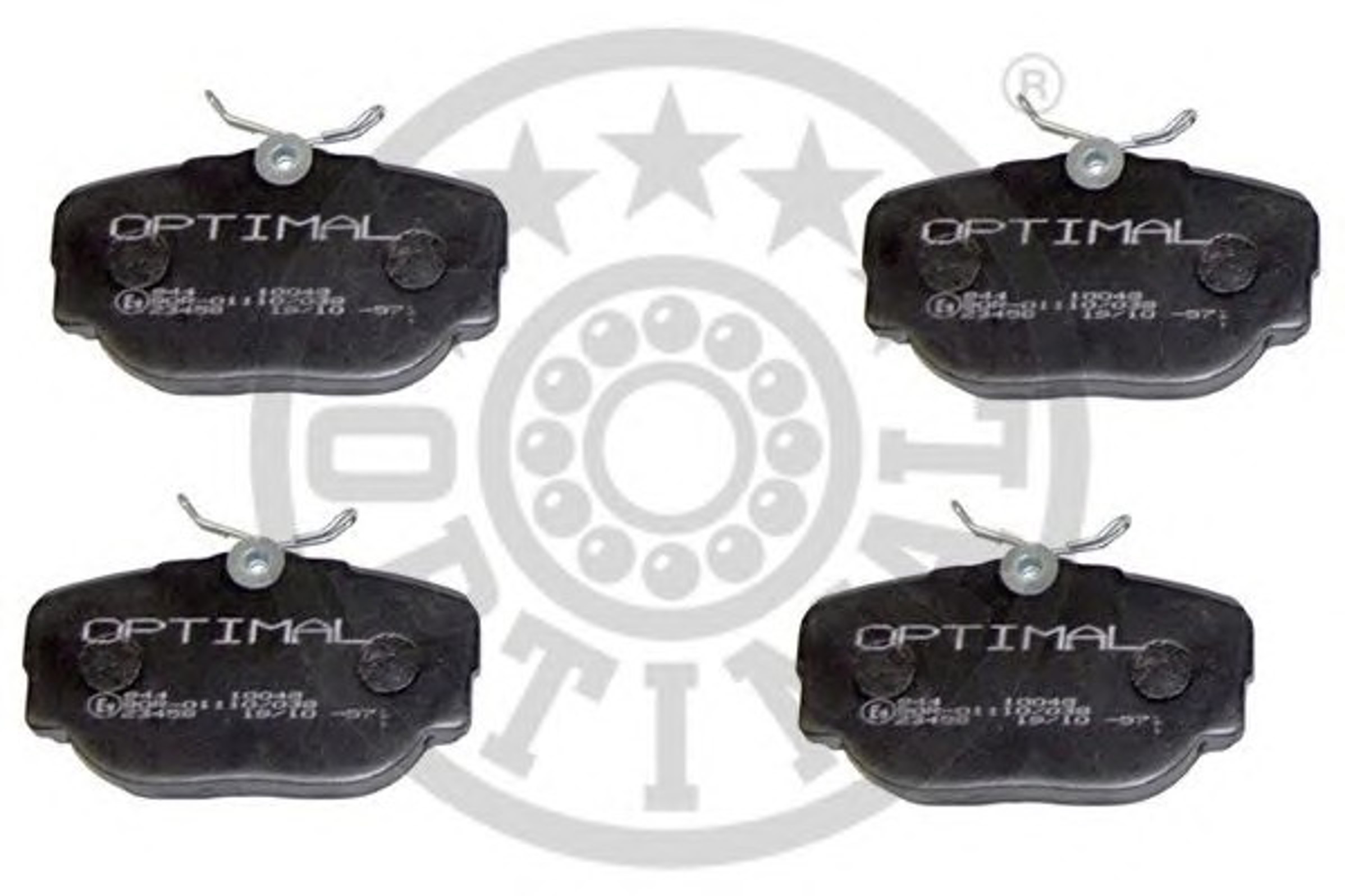 Колодки тормозные дисковые OPTIMAL 10048