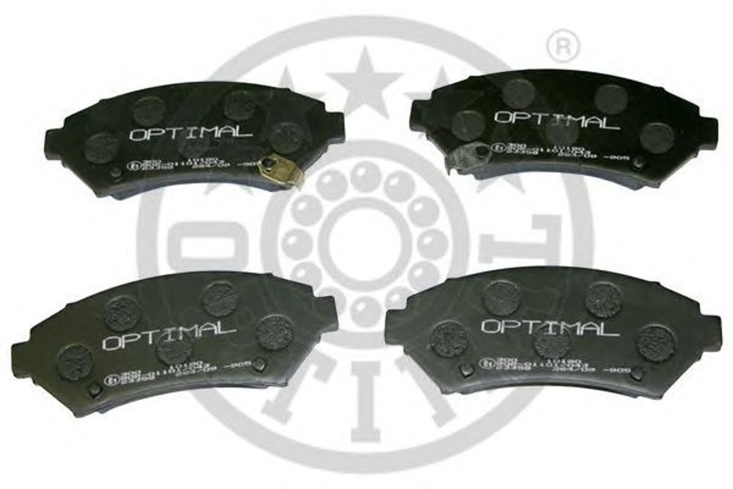 Колодки тормозные дисковые OPTIMAL 10190