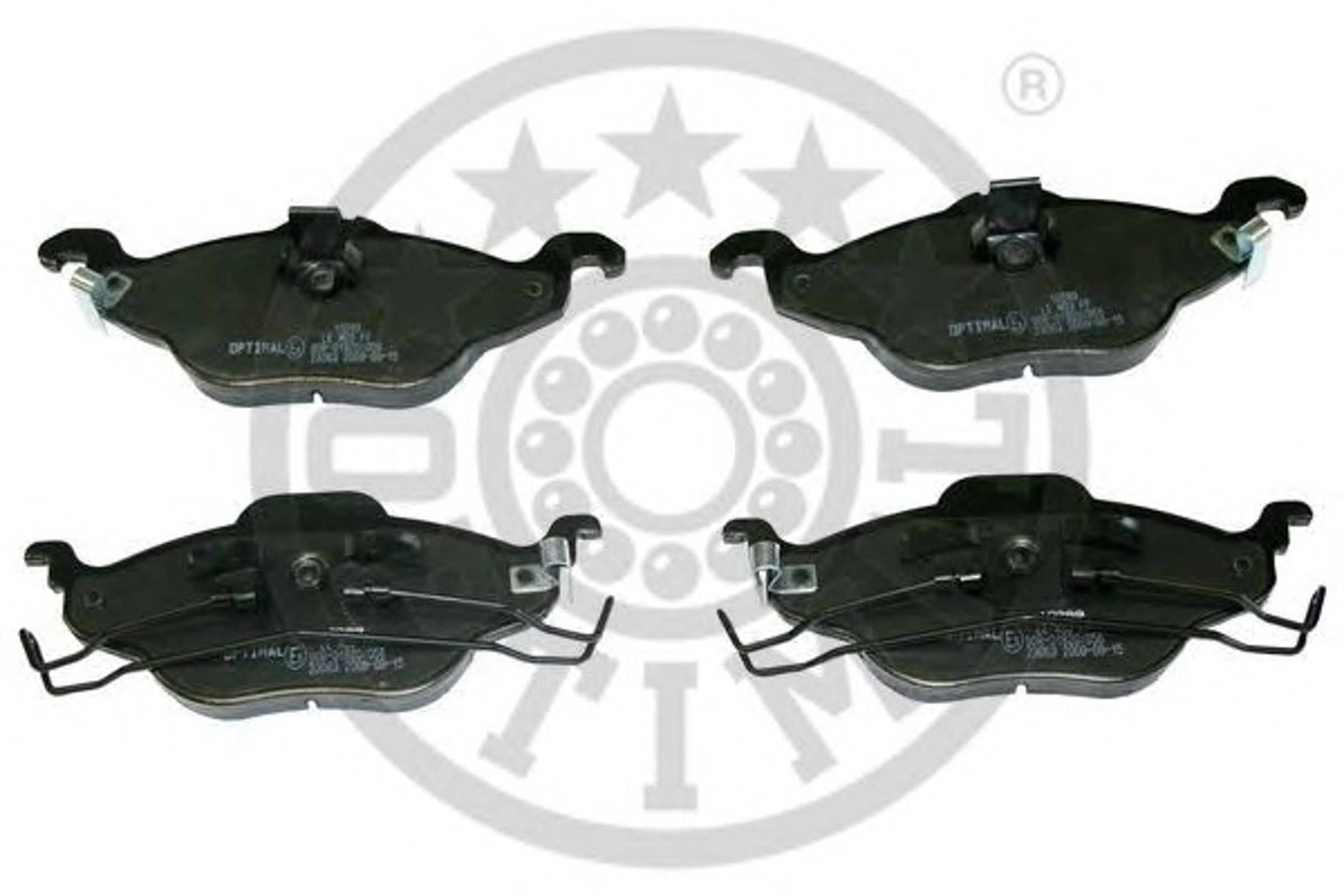 Колодки тормозные дисковые OPTIMAL 10289