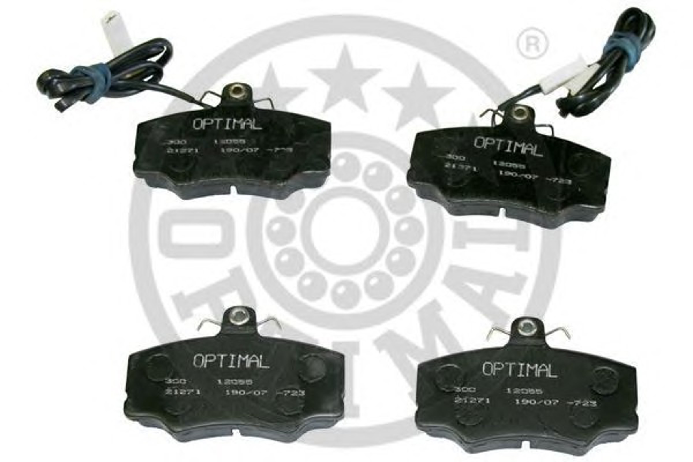 Колодки тормозные дисковые OPTIMAL 12055