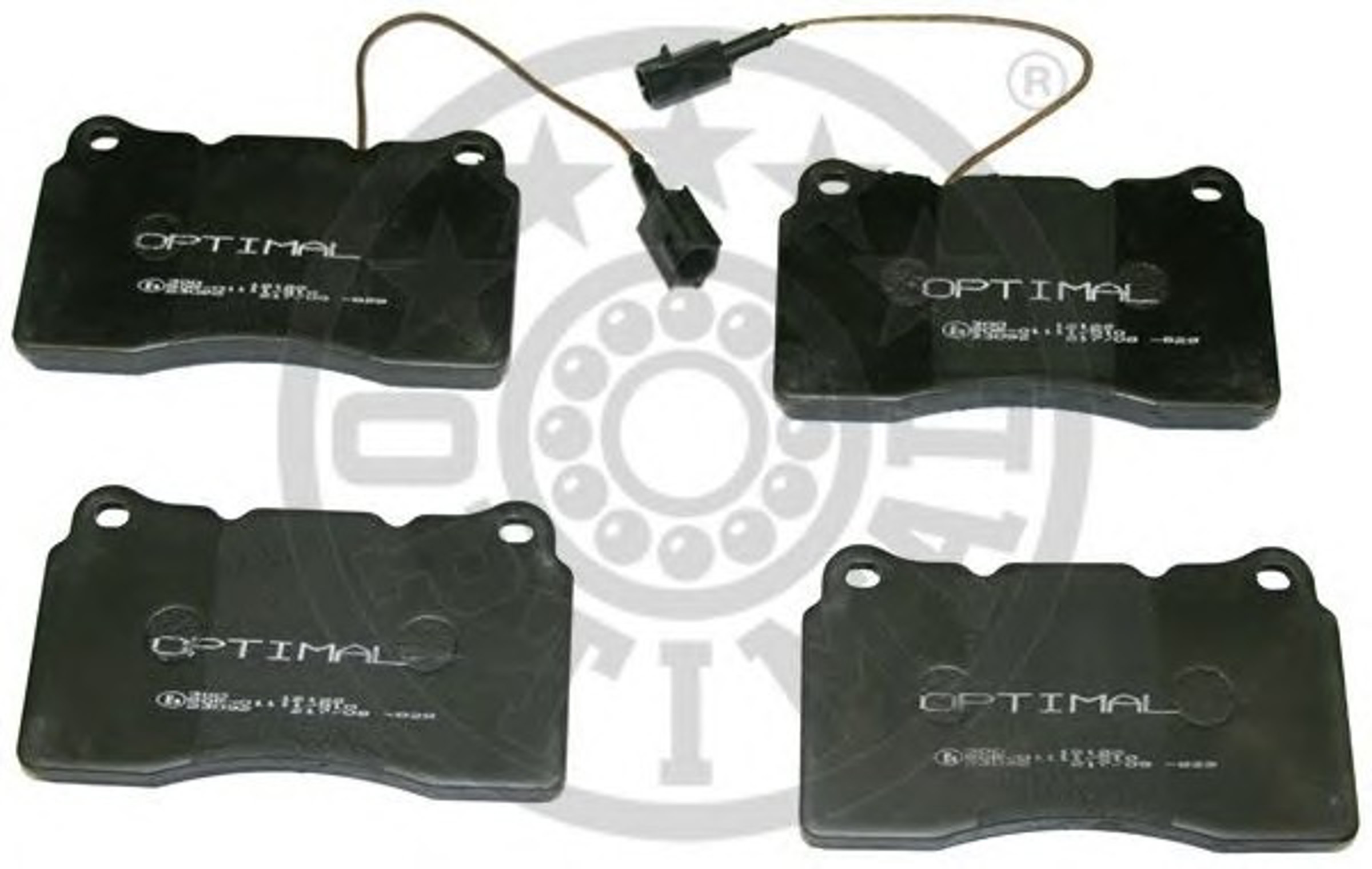 Колодки тормозные дисковые OPTIMAL 12122
