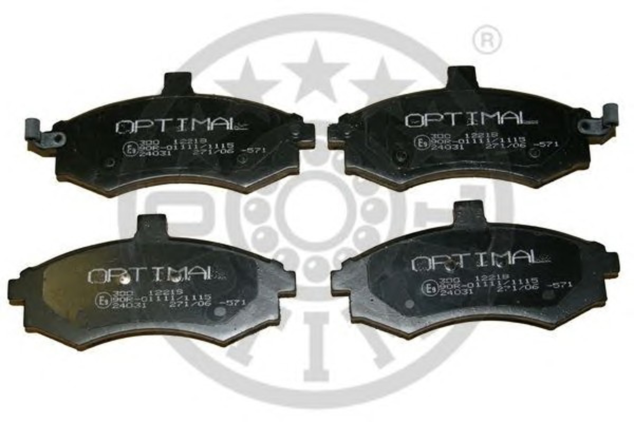 Колодки тормозные дисковые OPTIMAL 12219