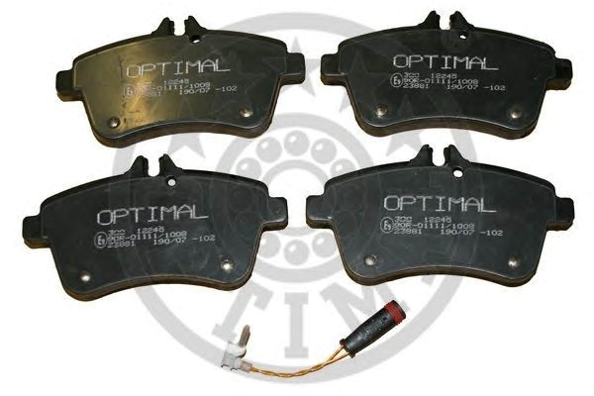 Колодки тормозные дисковые OPTIMAL 12245