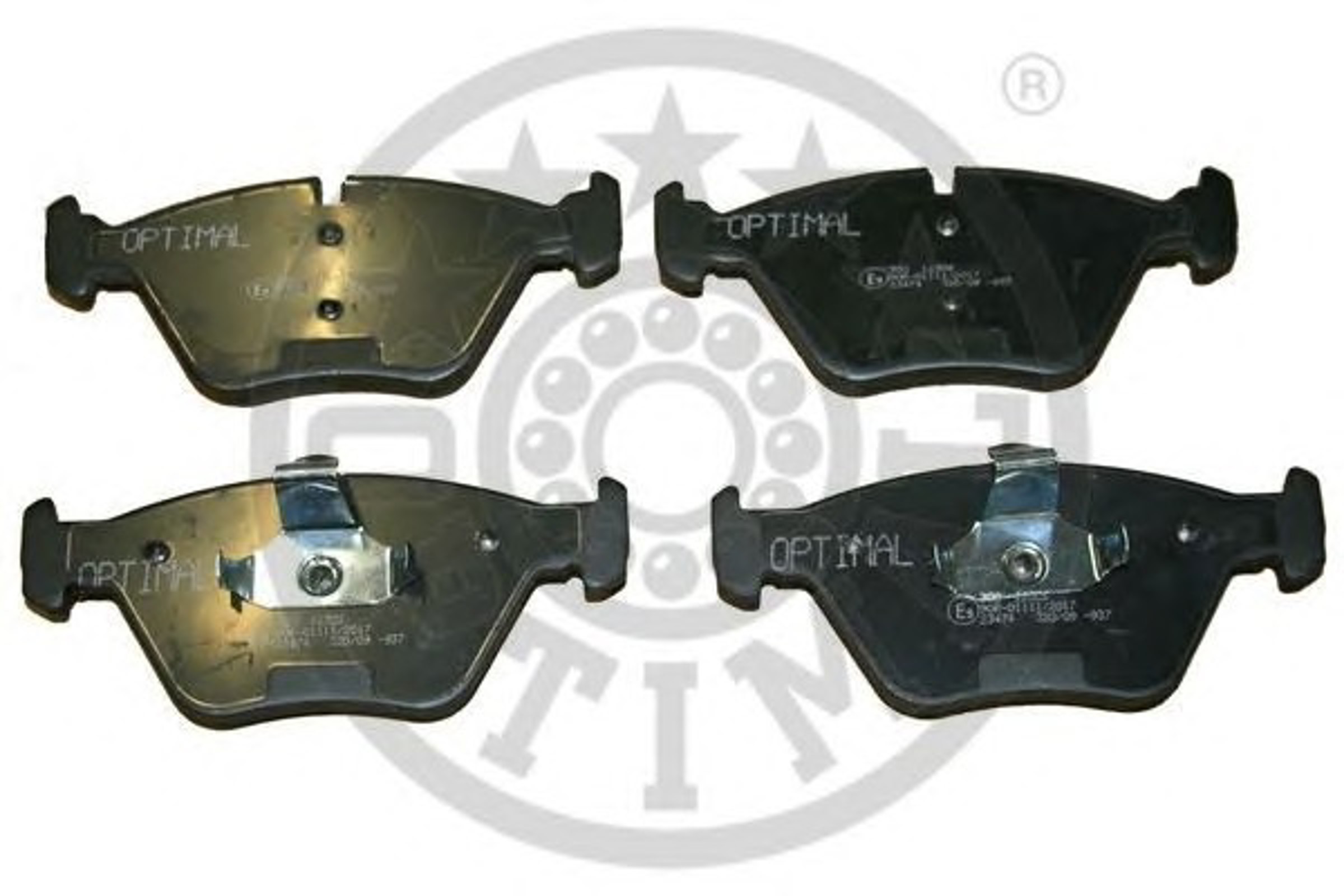 Колодки тормозные дисковые OPTIMAL 12306