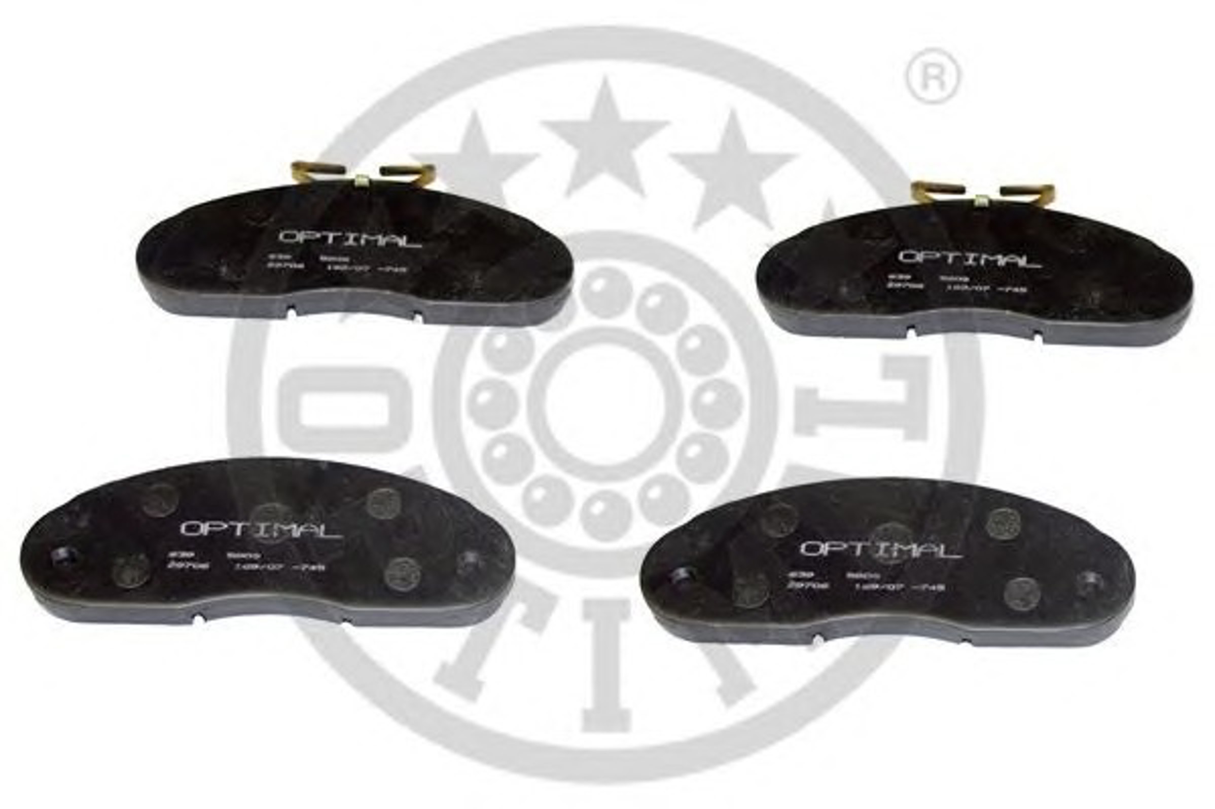 Колодки тормозные дисковые OPTIMAL 5908