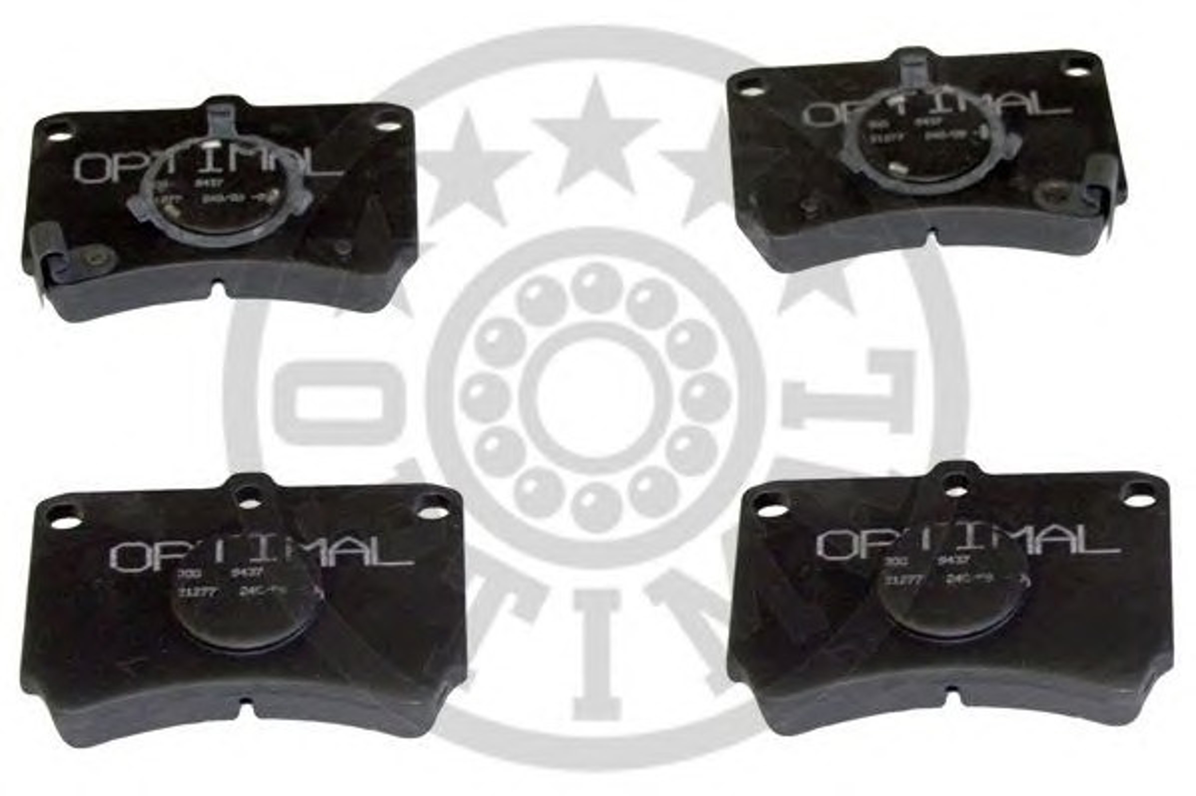 Колодки тормозные дисковые OPTIMAL 9437