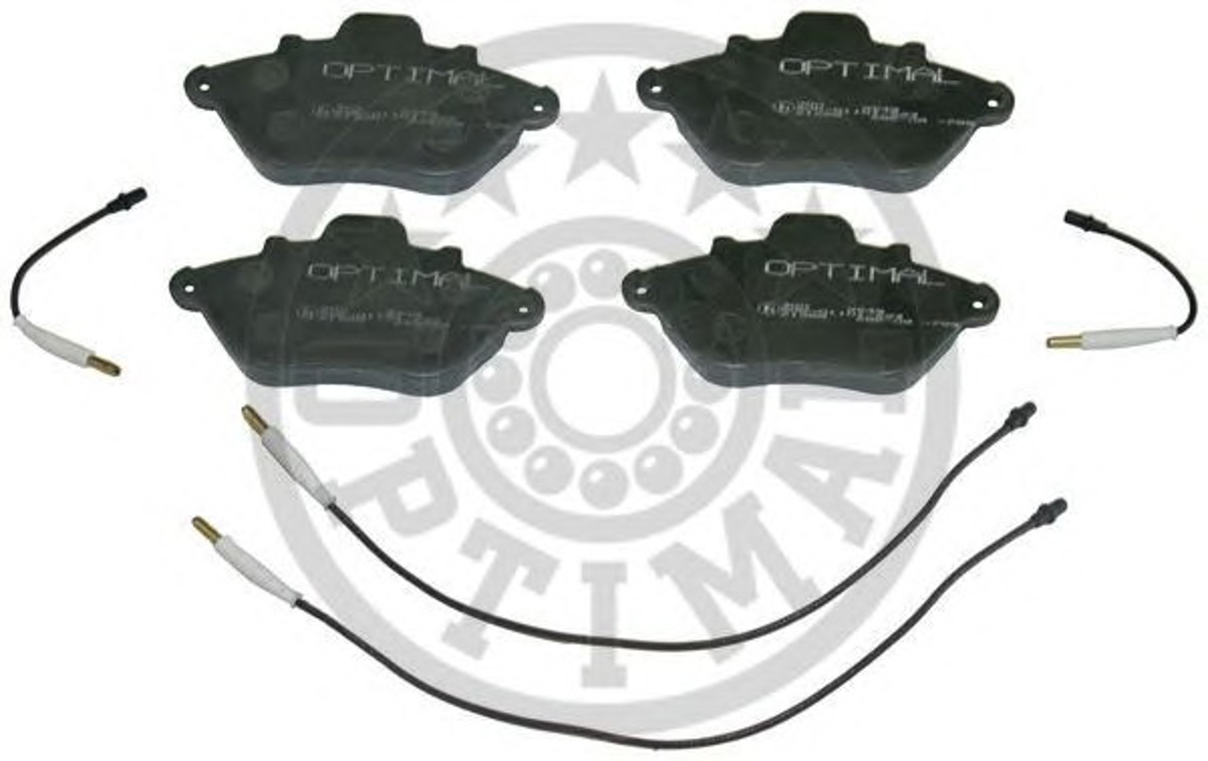 Колодки тормозные дисковые OPTIMAL 9648
