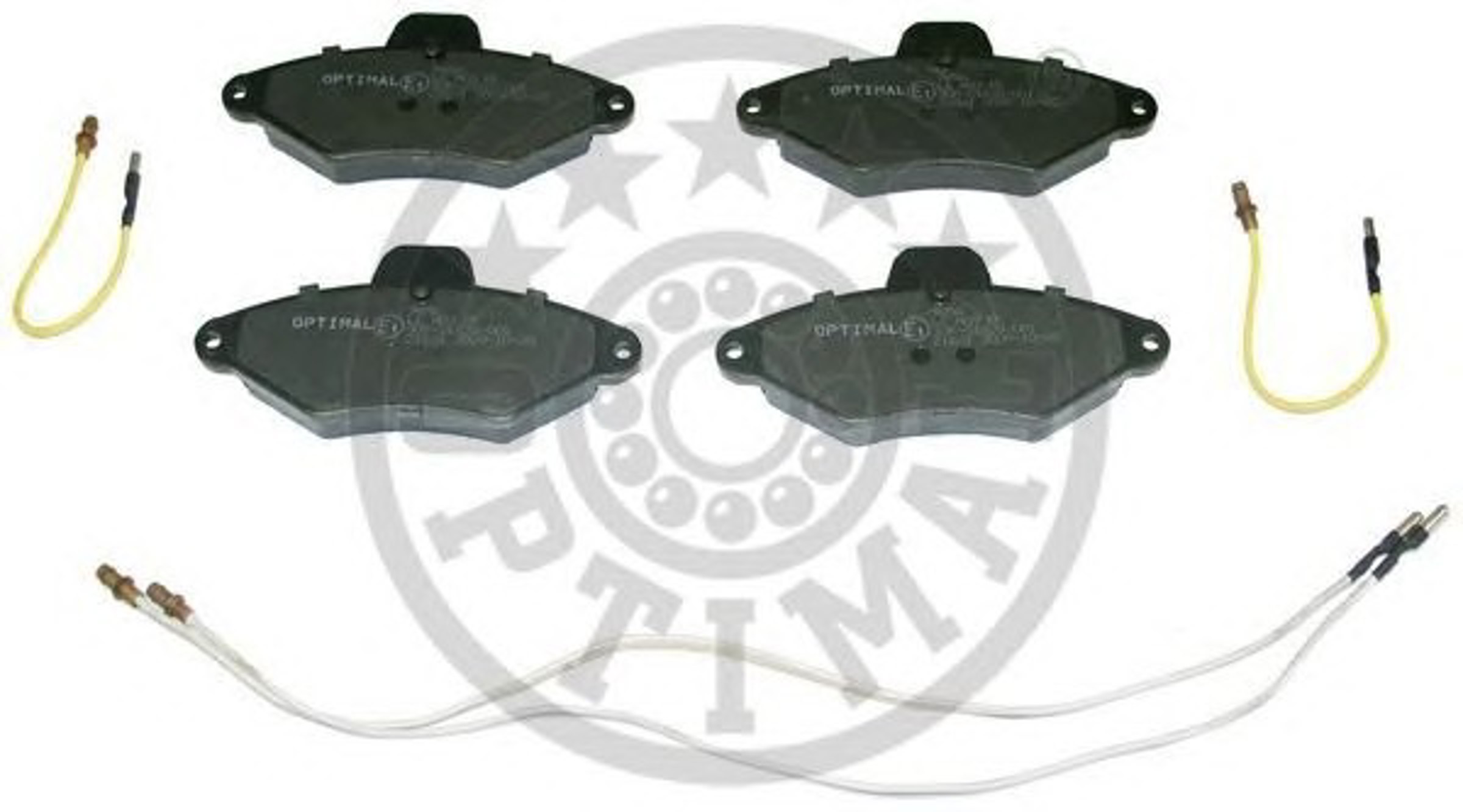 Колодки тормозные дисковые OPTIMAL 9856