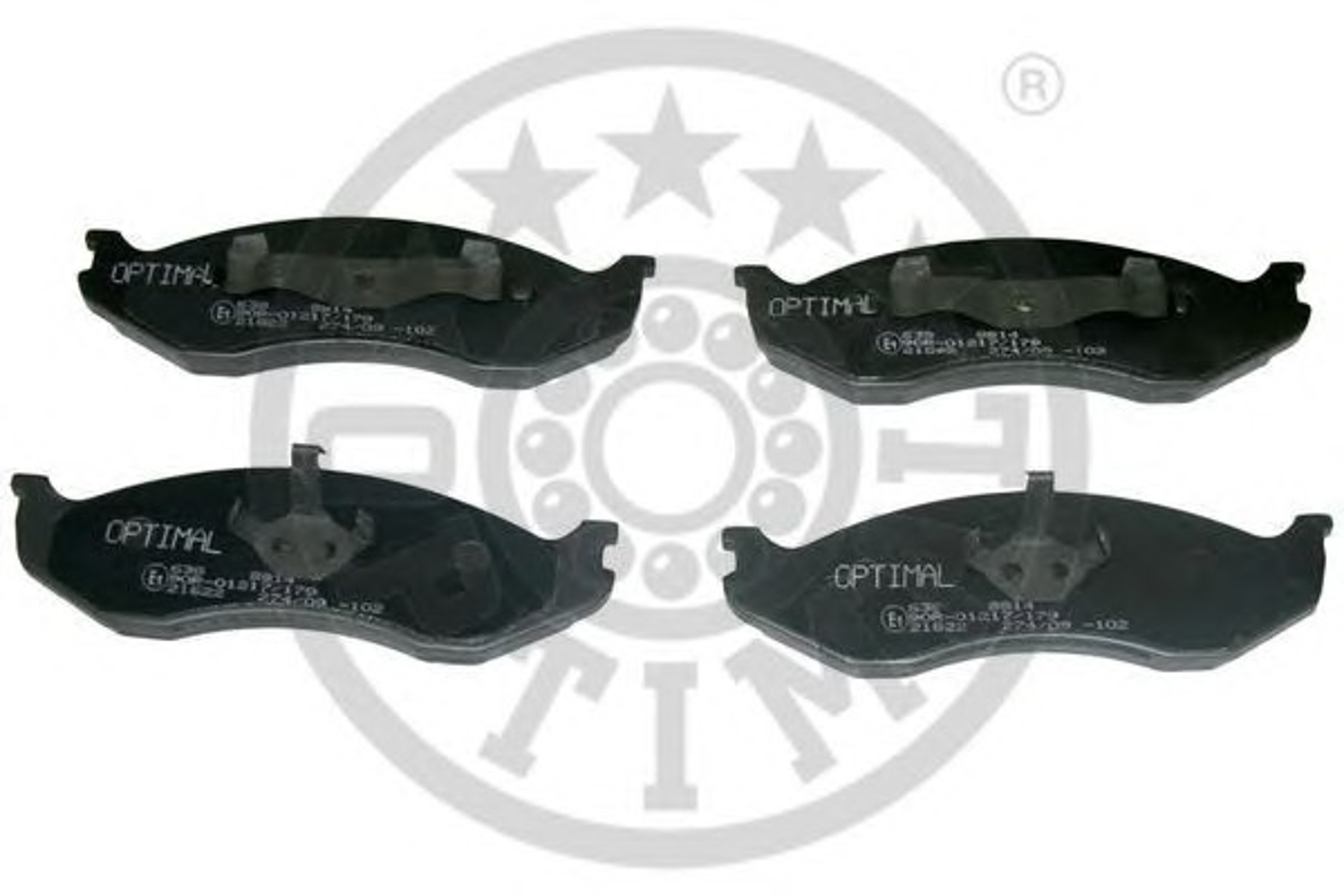 Колодки тормозные дисковые OPTIMAL 9914