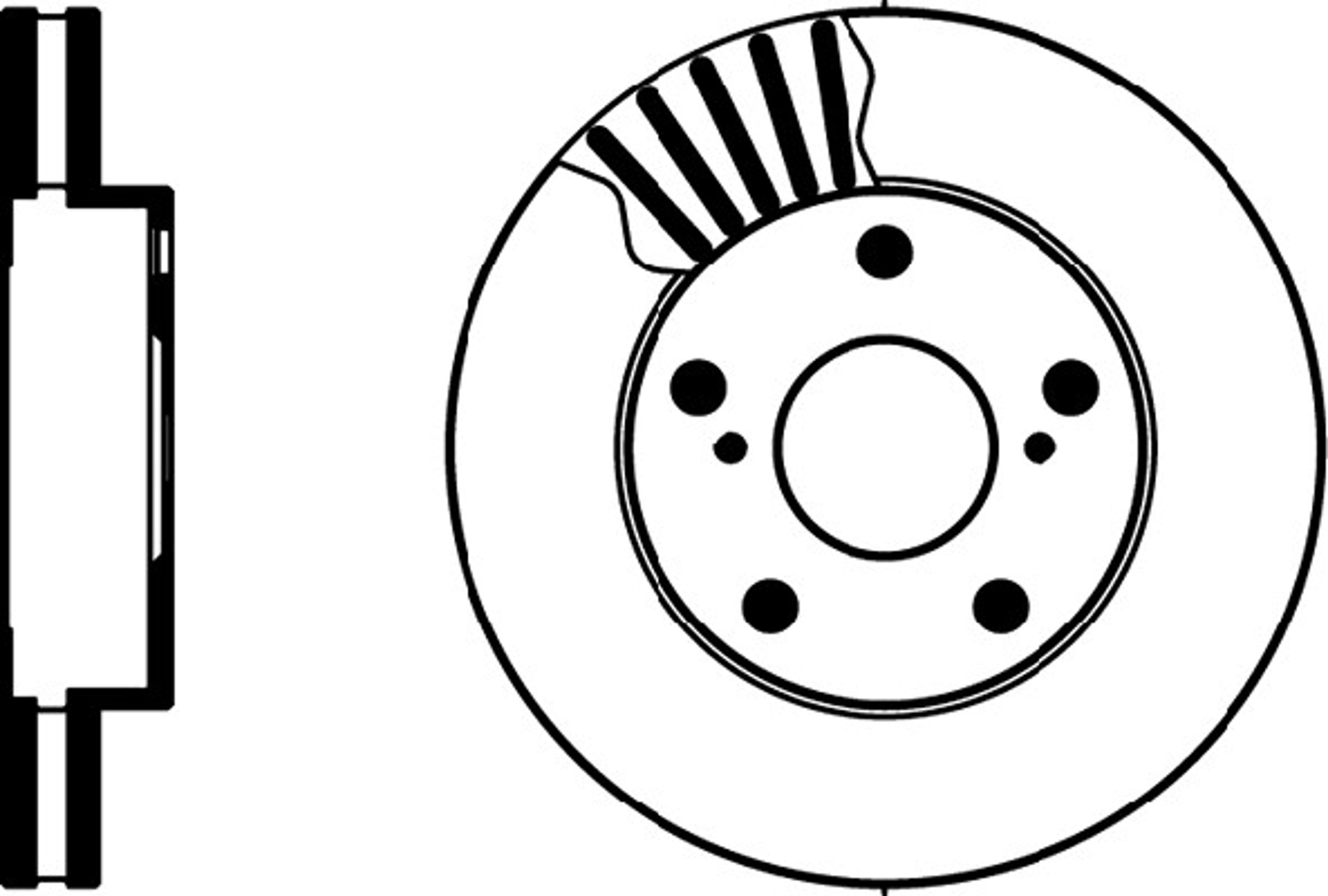 Диск тормозной HELLA/BEHR/PAGID 53624
