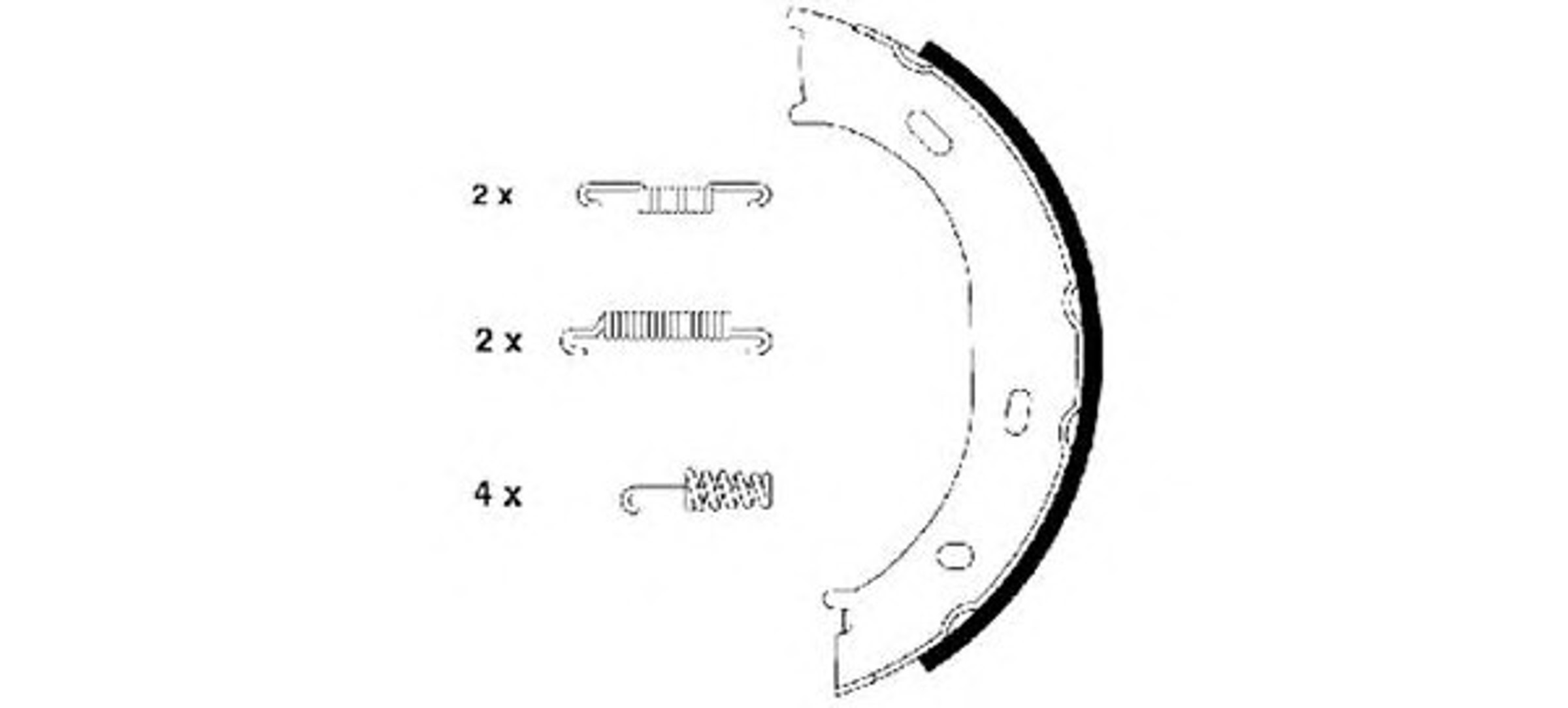 Колодки тормозные барабанные HELLA/BEHR/PAGID H7995