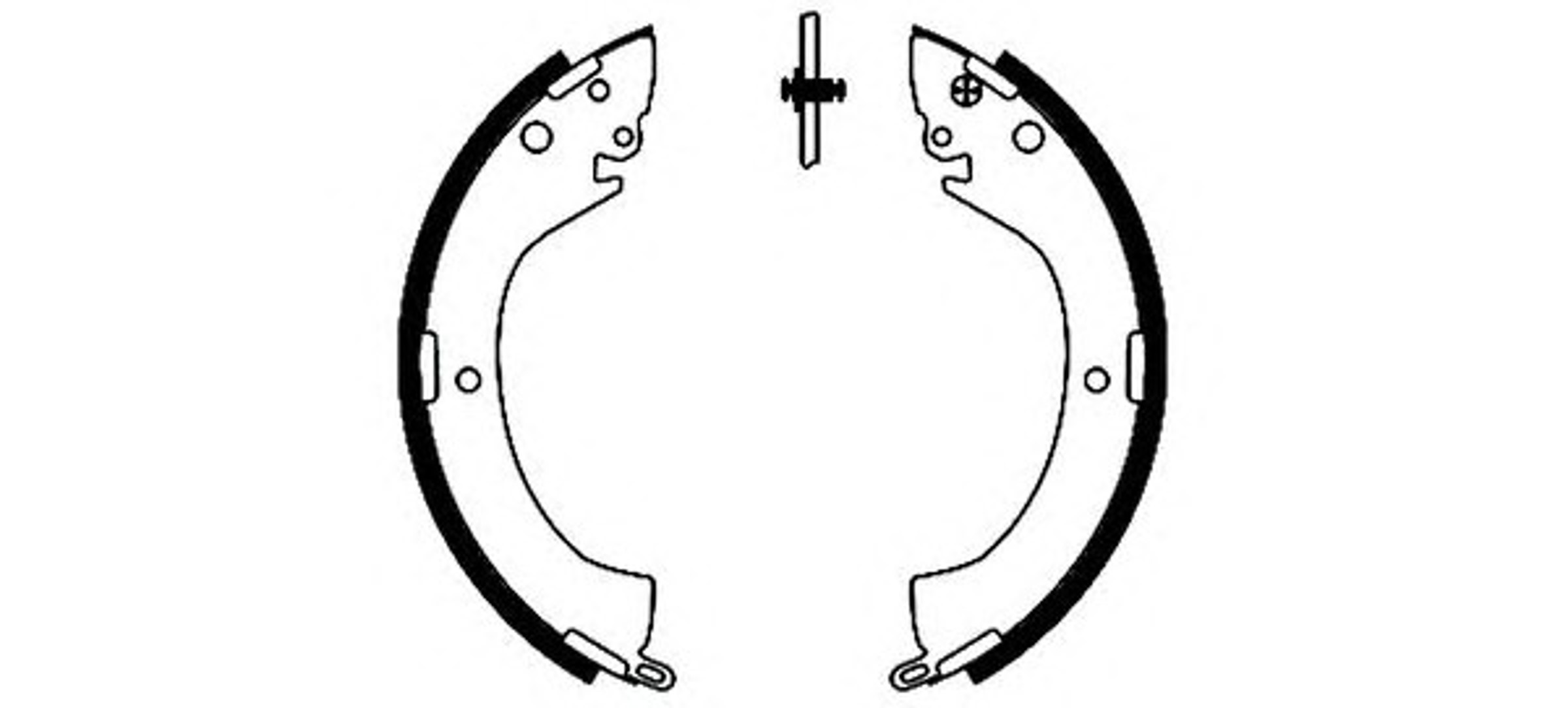Колодки тормозные барабанные HELLA/BEHR/PAGID H9275