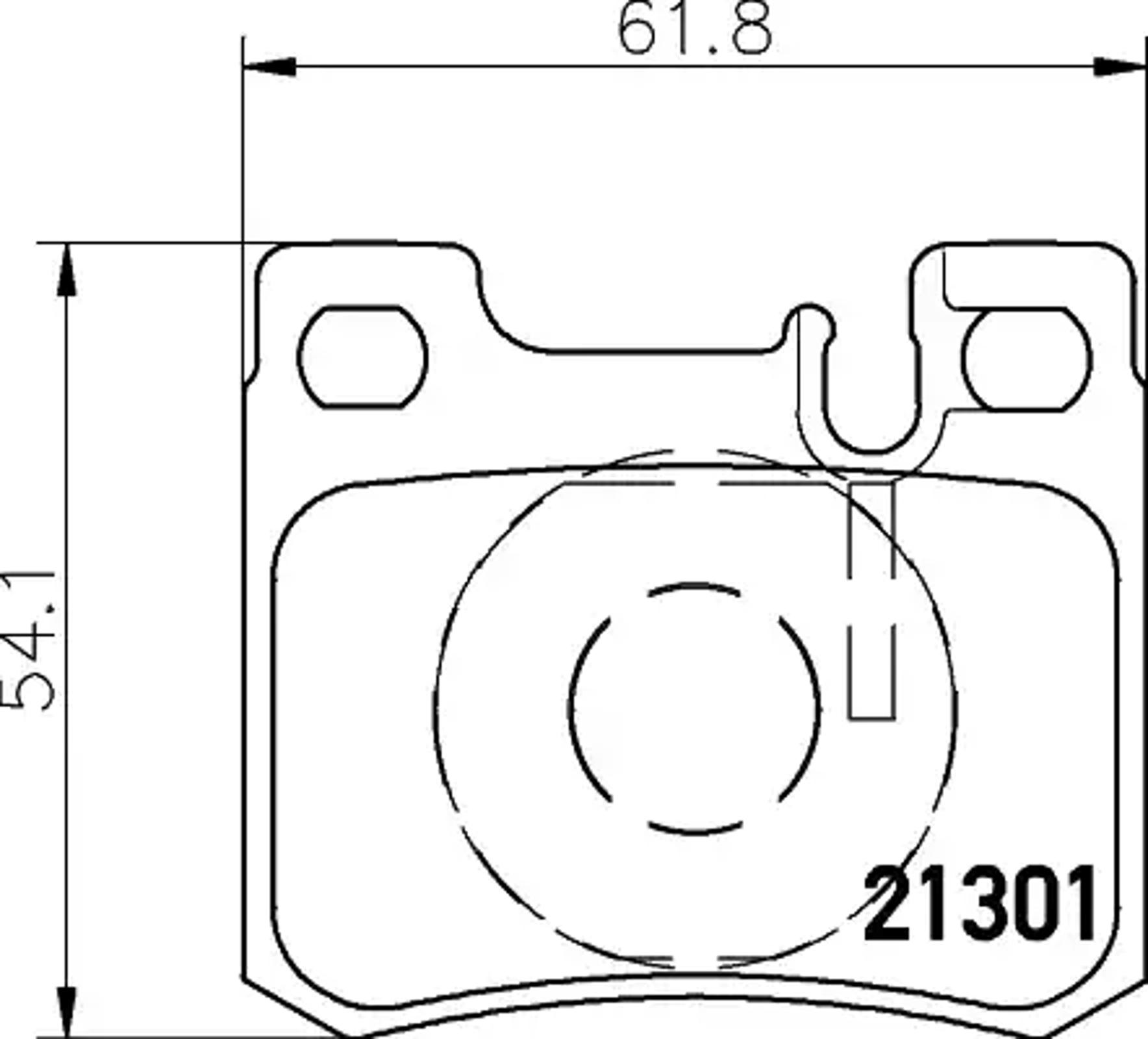 Колодки тормозные дисковые HELLA/BEHR/PAGID T1067