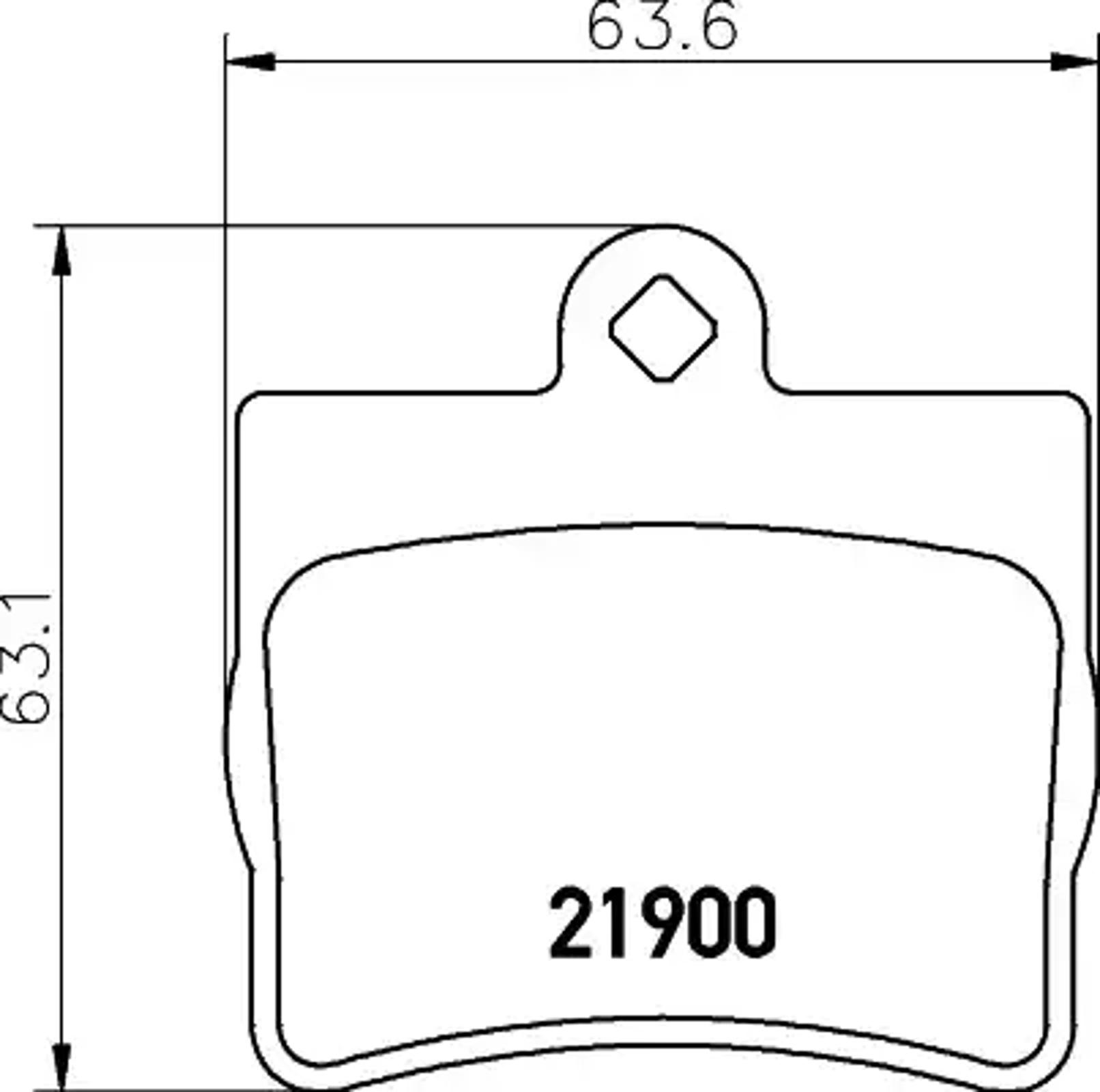 Колодки тормозные дисковые HELLA/BEHR/PAGID T1139