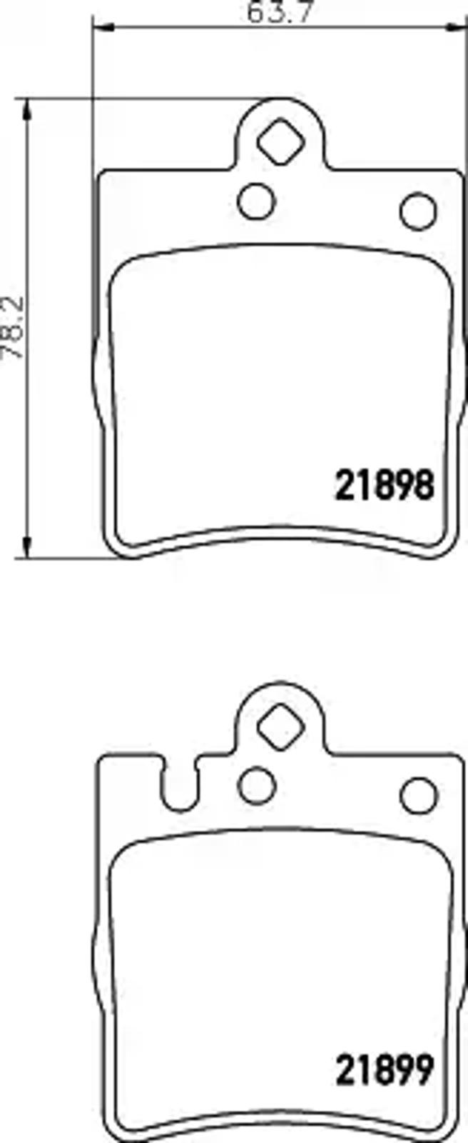 Колодки тормозные дисковые HELLA/BEHR/PAGID T1152