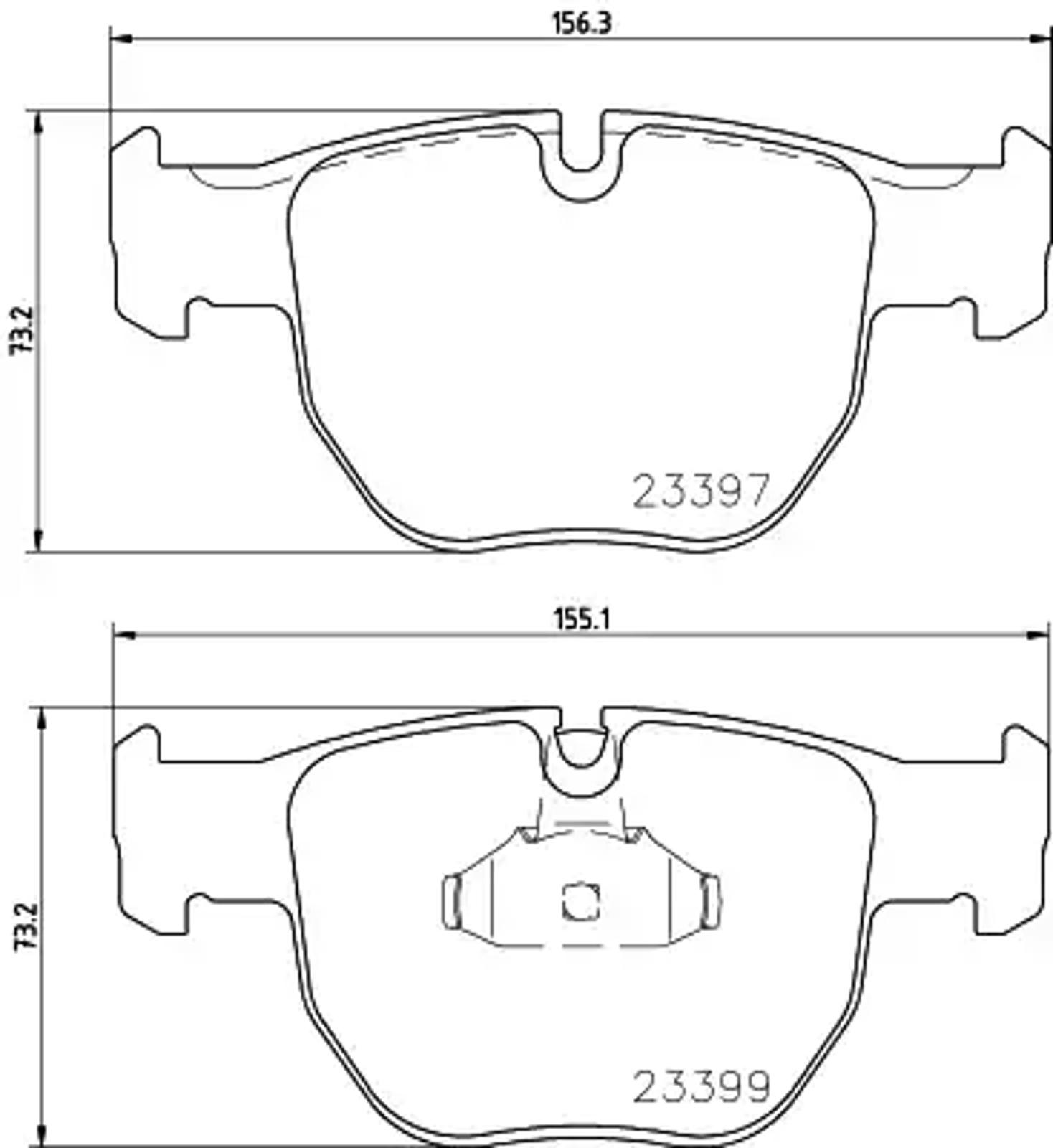 Колодки тормозные дисковые HELLA/BEHR/PAGID T1233