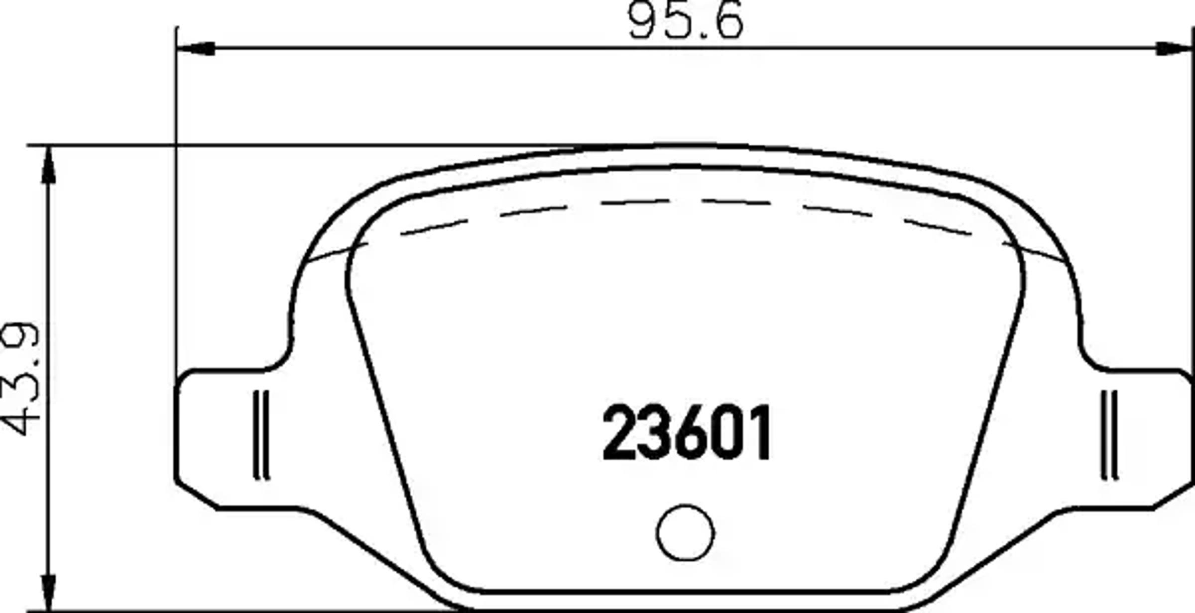 Колодки тормозные дисковые HELLA/BEHR/PAGID T1260