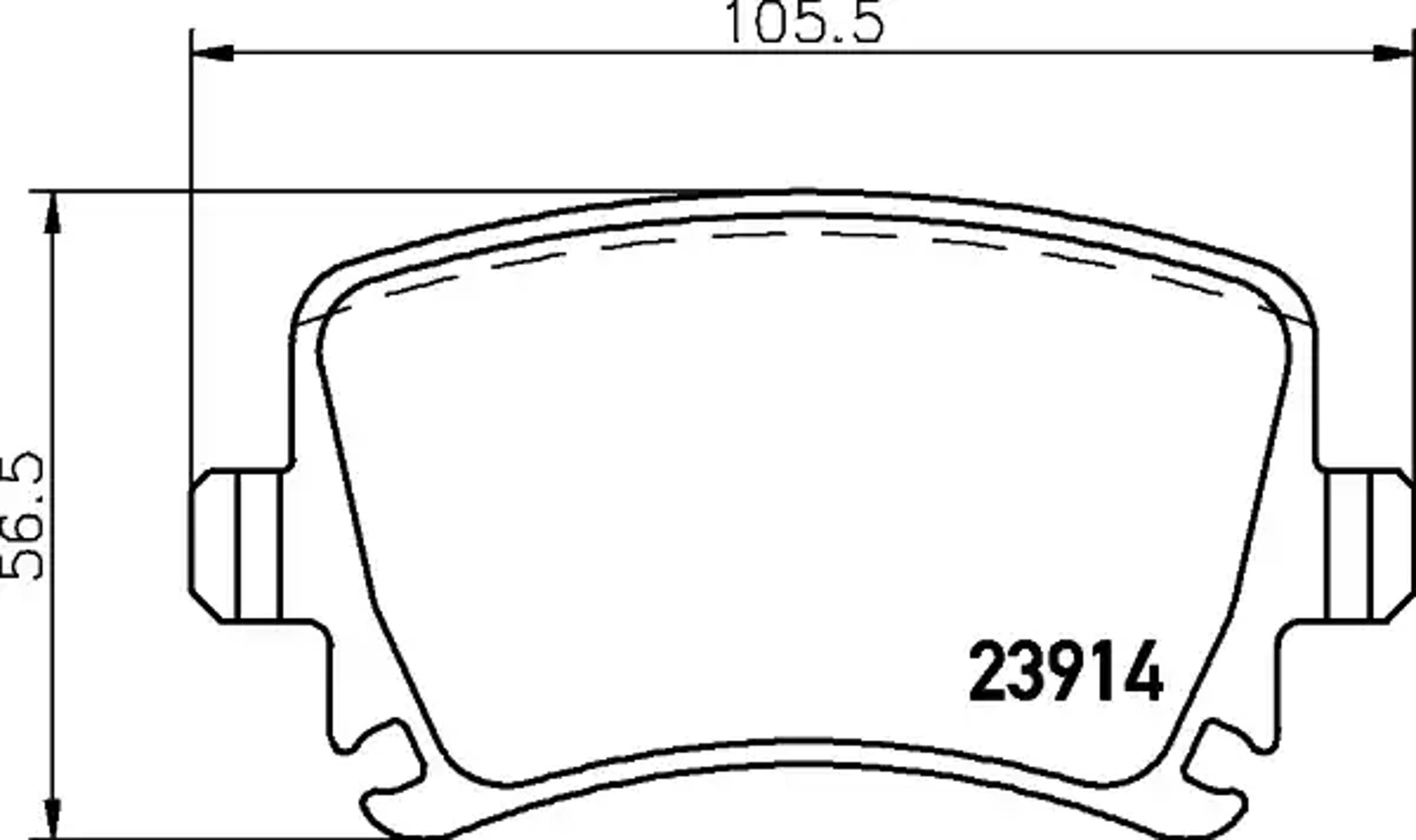 Колодки тормозные дисковые HELLA/BEHR/PAGID T1377