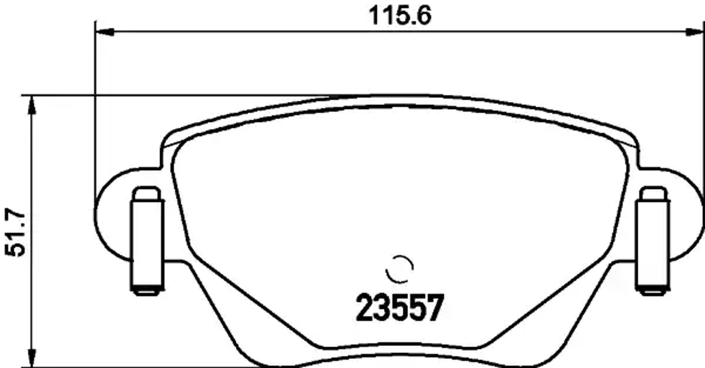 Колодки тормозные дисковые HELLA/BEHR/PAGID T1538