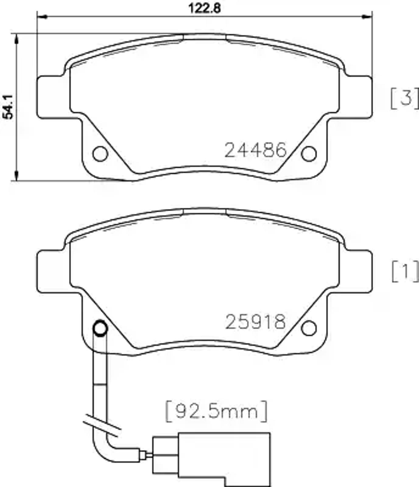 Колодки тормозные дисковые HELLA/BEHR/PAGID T1642