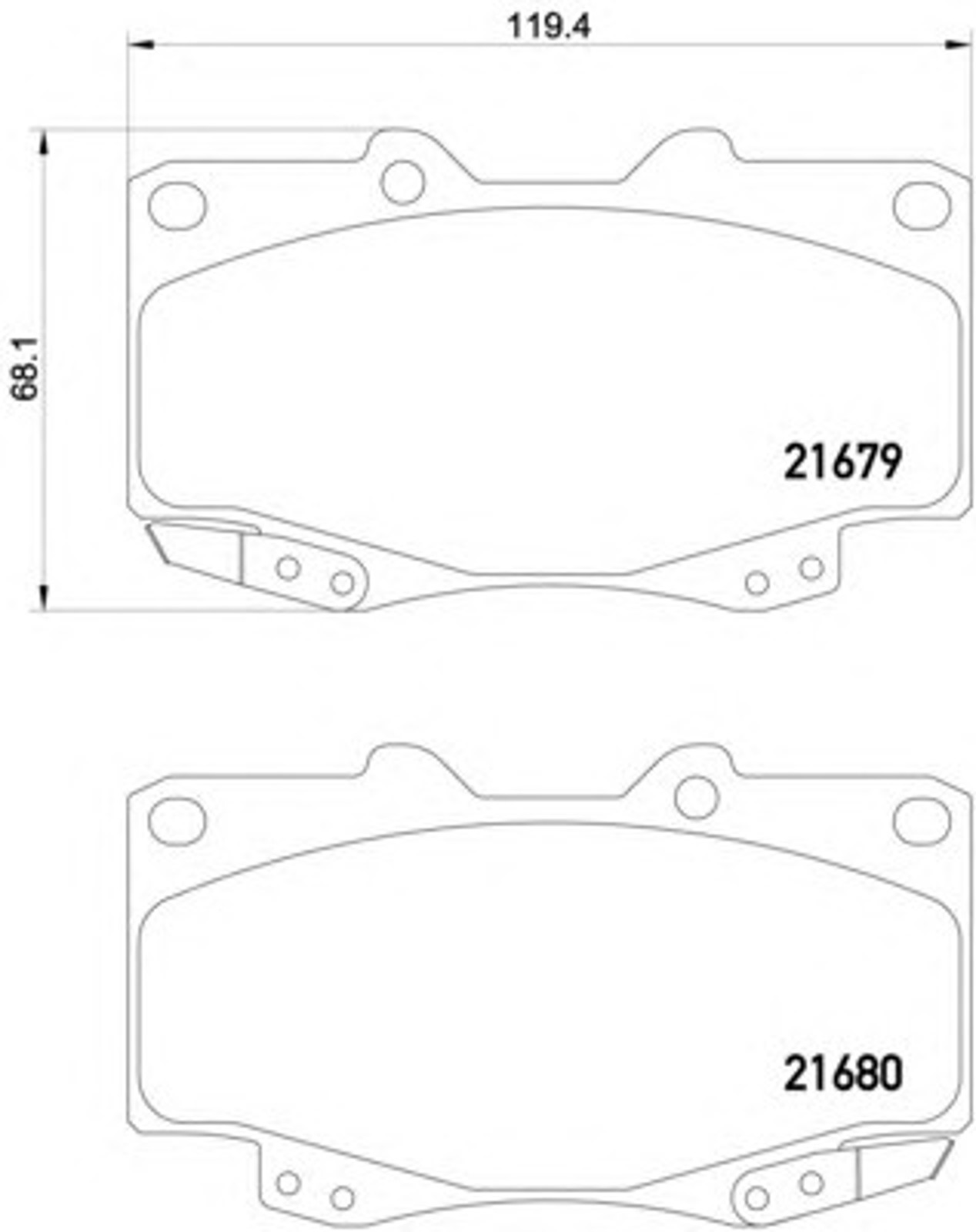 Колодки тормозные дисковые HELLA/BEHR/PAGID T1718
