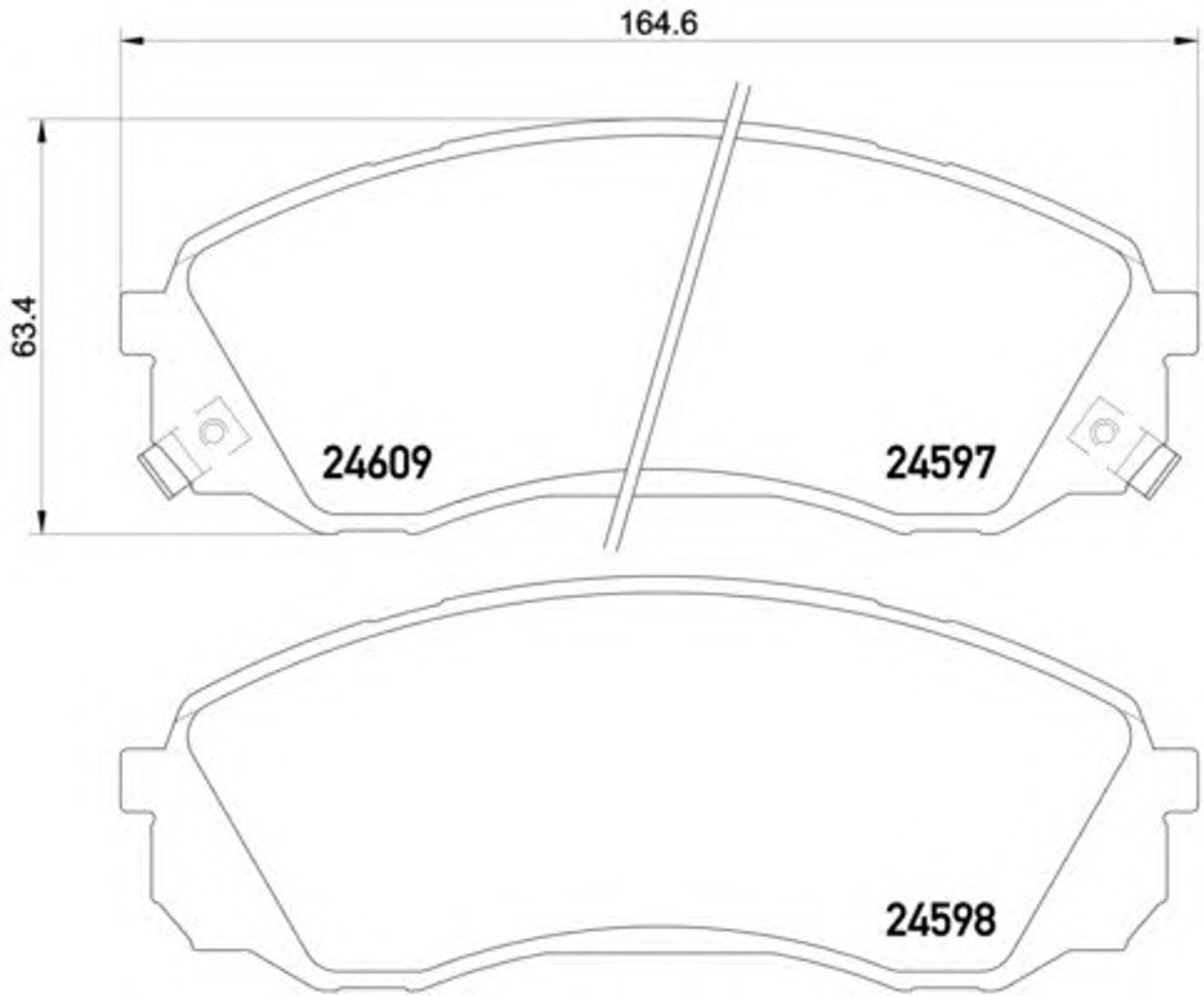 Колодки тормозные дисковые HELLA/BEHR/PAGID T1724