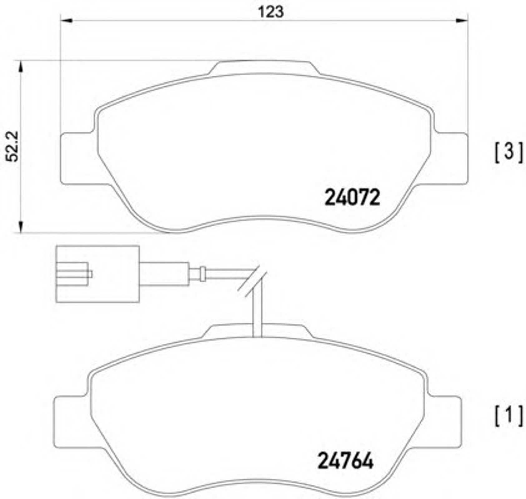 Колодки тормозные дисковые HELLA/BEHR/PAGID T1832