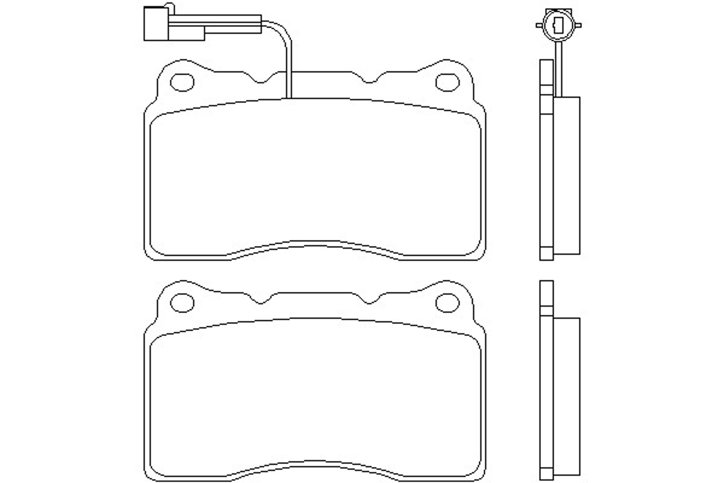 Колодки тормозные дисковые HELLA/BEHR/PAGID T1883