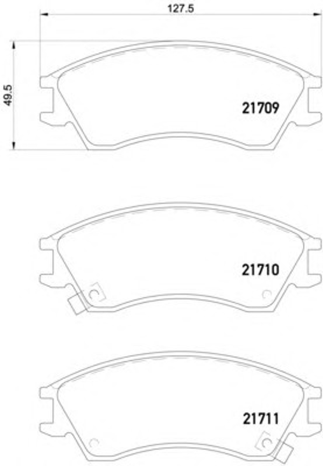 Колодки тормозные дисковые HELLA/BEHR/PAGID T3030