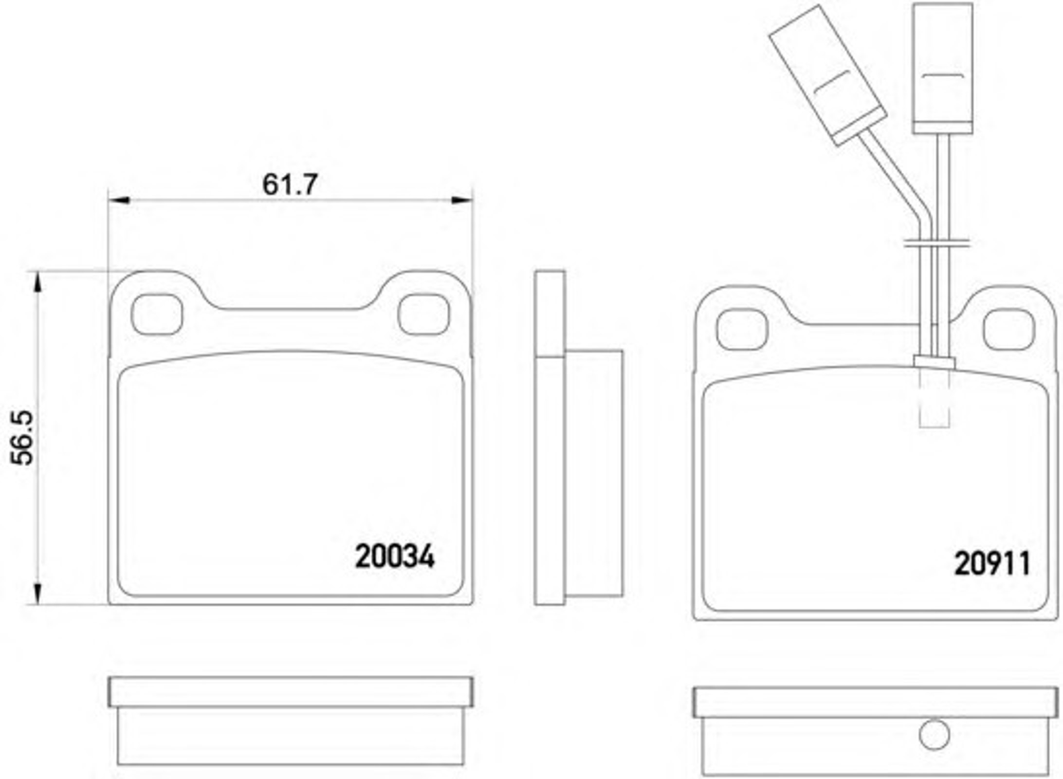 Колодки тормозные дисковые HELLA/BEHR/PAGID T4157