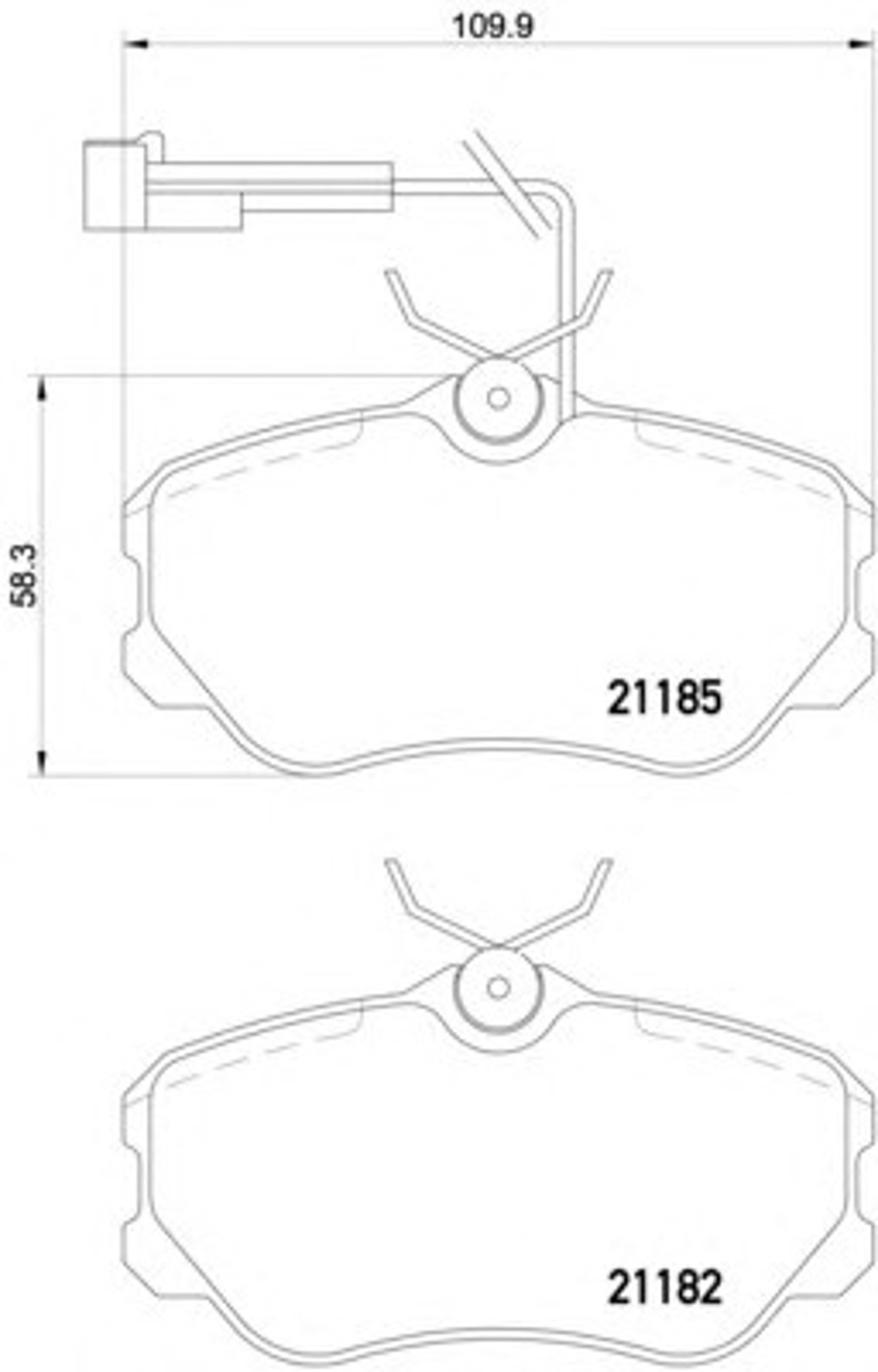 Колодки тормозные дисковые HELLA/BEHR/PAGID T5038