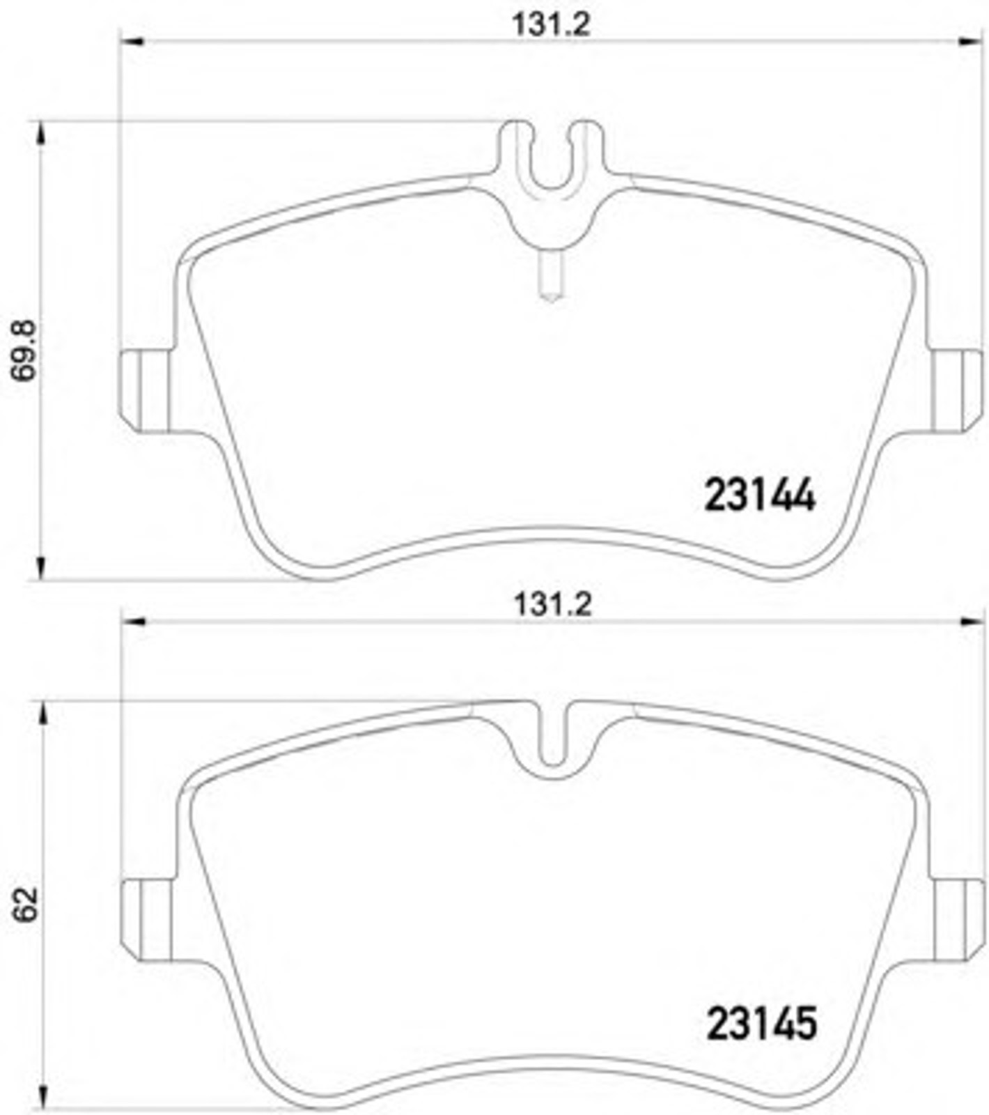 Колодки тормозные дисковые HELLA/BEHR/PAGID T5111