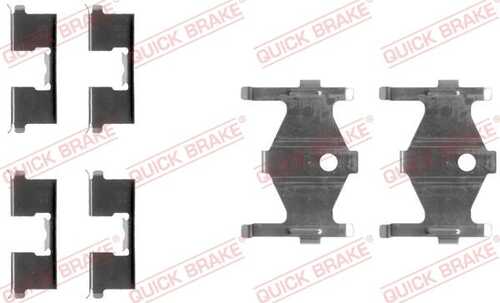 Комплектующие колодок дискового тормоза QUICK BRAKE 109-1185