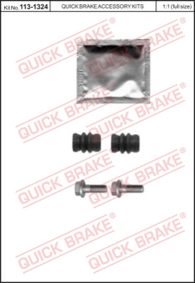 Комплект принадлежностей тормо QUICK BRAKE 113-1324