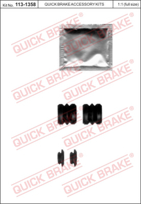 Комплект принадлежностей тормо QUICK BRAKE 113-1358