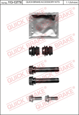 Комплект направляющей гильзы QUICK BRAKE 113-1377X