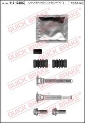 Комплект принадлежностей тормо QUICK BRAKE 113-1385