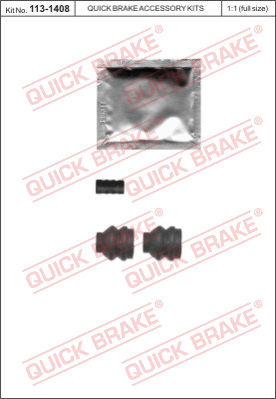 Комплект принадлежностей тормо QUICK BRAKE 113-1408