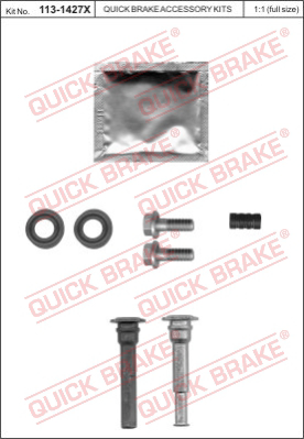 Комплект направляющей гильзы QUICK BRAKE 113-1427X