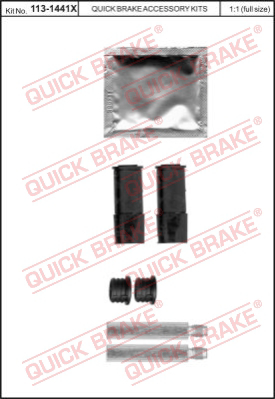 Комплект направляющей гильзы QUICK BRAKE 113-1441X