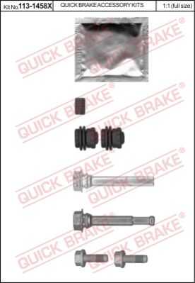 Комплект принадлежностей тормо QUICK BRAKE 113-1458