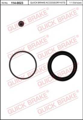 Ремкомплект тормозного суппорта QUICK BRAKE 114-0023
