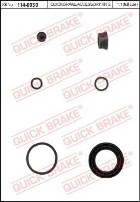 Ремкомплект тормозного суппорта QUICK BRAKE 114-0030