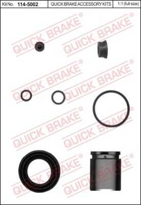 Ремкомплект тормозного суппорта QUICK BRAKE 114-5002