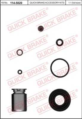 Ремкомплект тормозного суппорта QUICK BRAKE 114-5020