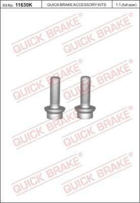 Болт корпуса скобы тормоза QUICK BRAKE 11630K