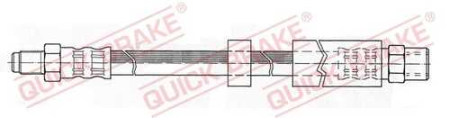 Шланг тормозной задний QUICK BRAKE 32.988