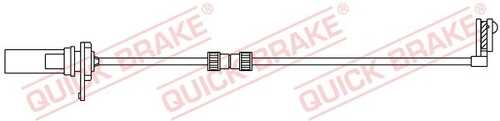 Датчик износа тормозных колодок QUICK BRAKE WS 0375 A